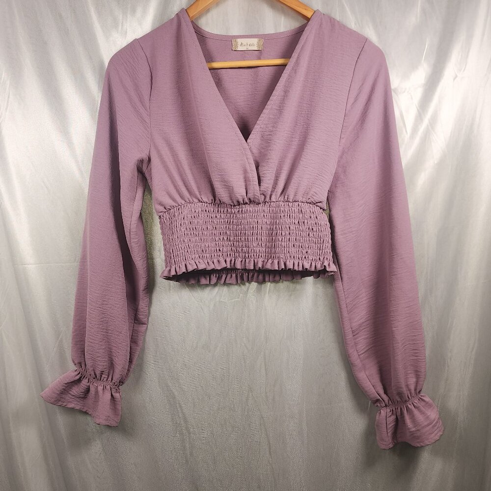 Purple Crop Top
